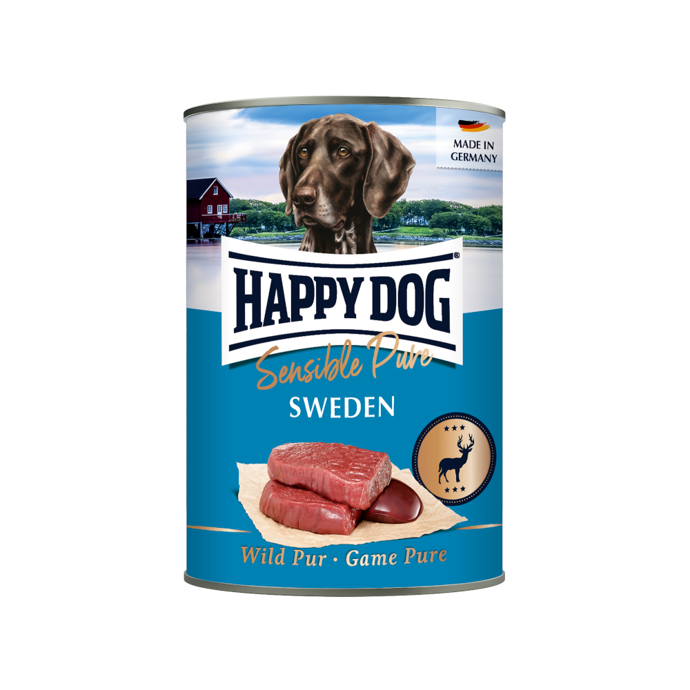 Happy Dog Sensible Pure 6 x 400 g - Sweden (riista)
