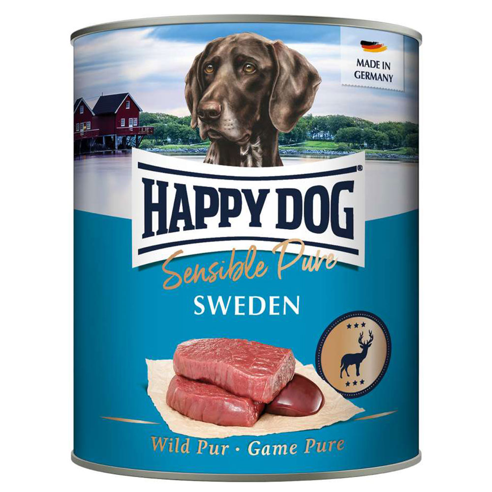 Happy Dog Sensible Pure 12 x 800 g - Sweden (riista)