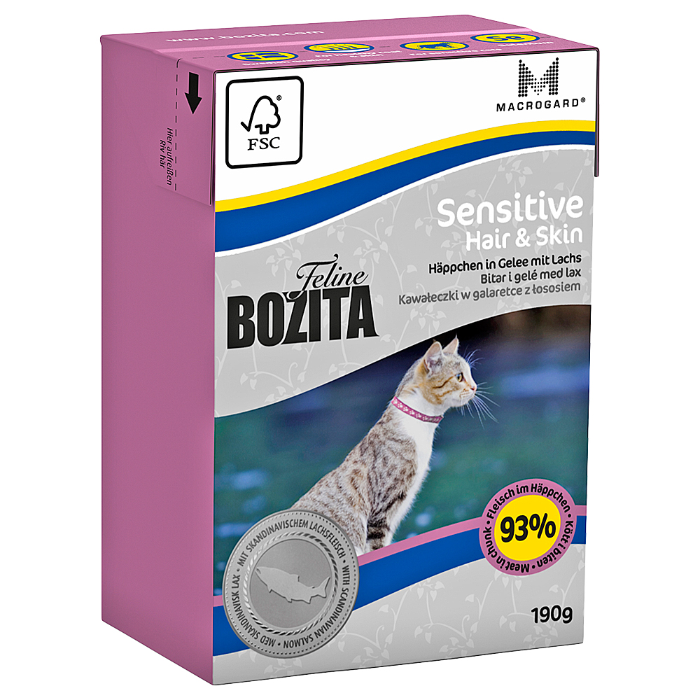 Bozita Feline 16 x 190 g - Sensitive Hair & Skin
