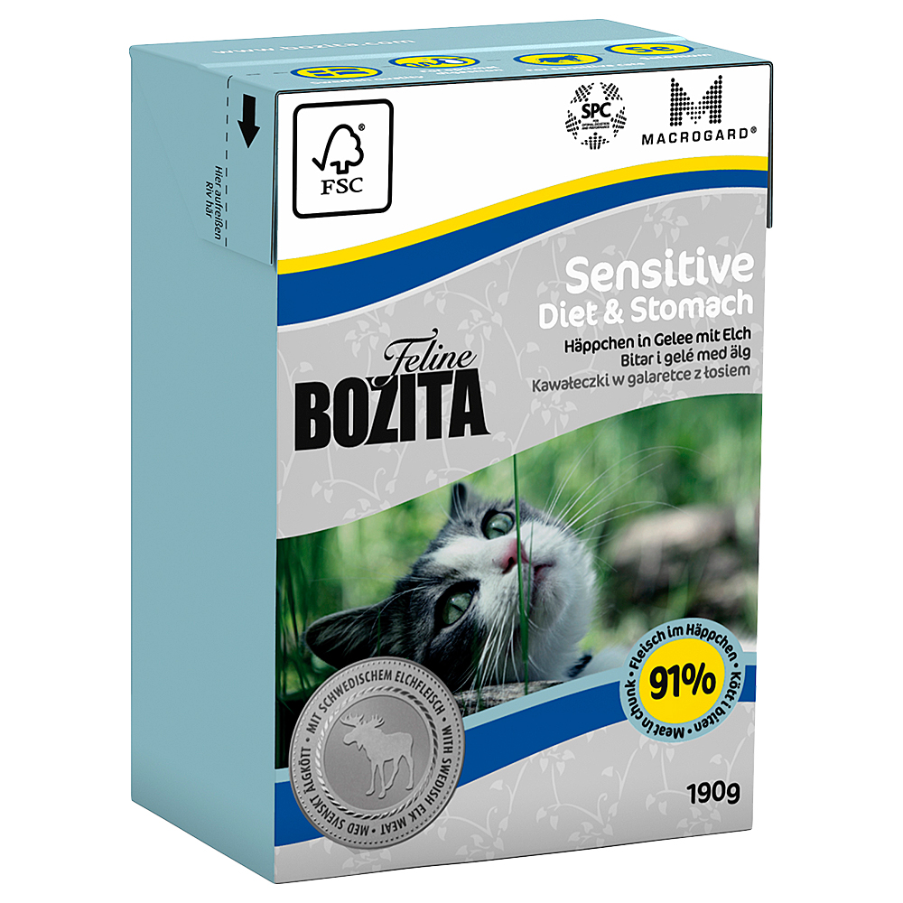 Bozita Feline 16 x 190 g - Sensitive Diet & Stomach
