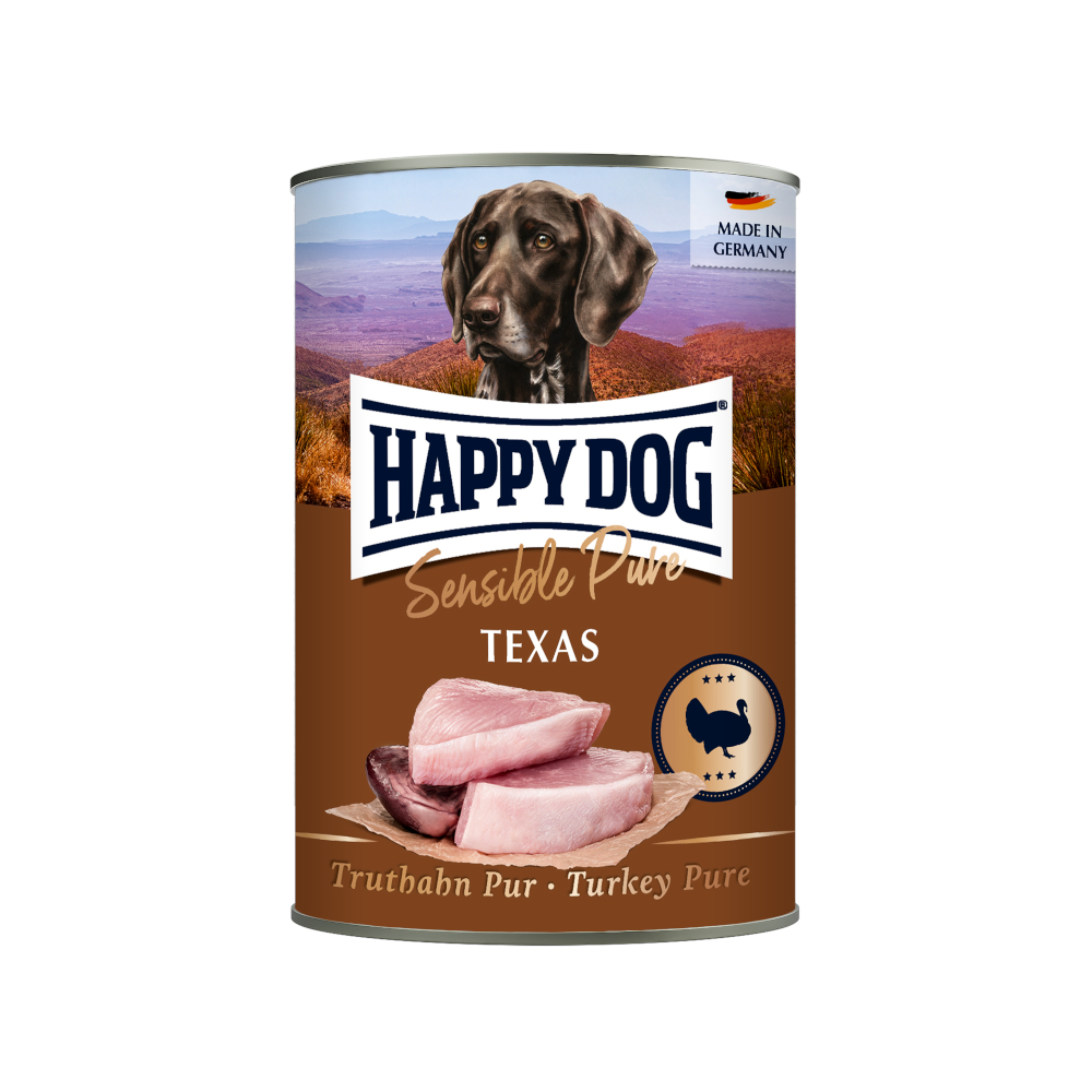 Happy Dog Pur 12 x 400 g - kalkkuna