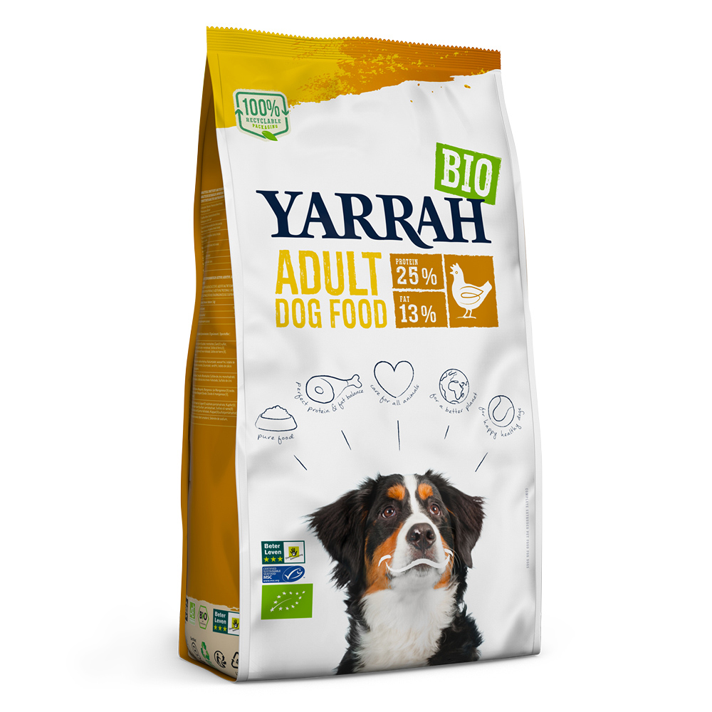 10 / 15 kg Yarrah Bio -koiranruokaa erikoishintaan! - Adult Organic Chicken (15 kg)