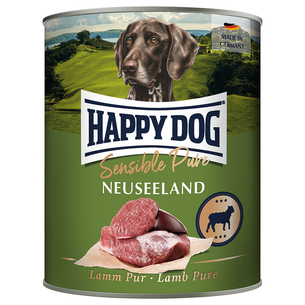 Happy Dog Sensible Pure 12 x 800 g - New Zealand (lammas)